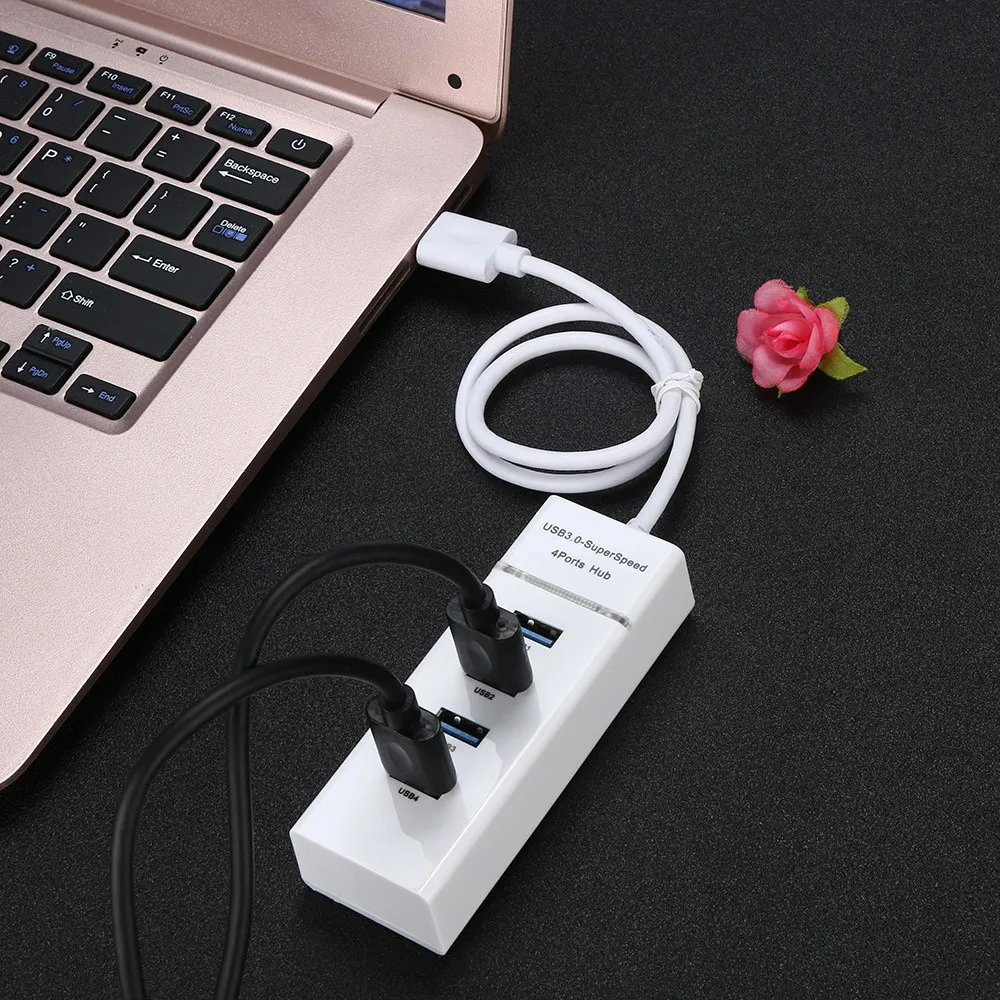 Usb хаб Plug And Play бренд высокое качество Hi Скорость 4 Порты и разъёмы USB 3 0 Multi Hub