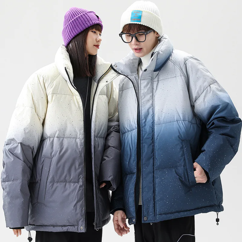 2022 Down Jacket Man's Winter Parkas Kpop Style Warm Men's Coat Fashion Windproof Puffer Jacket Jaqueta Masculina Winter Jacket