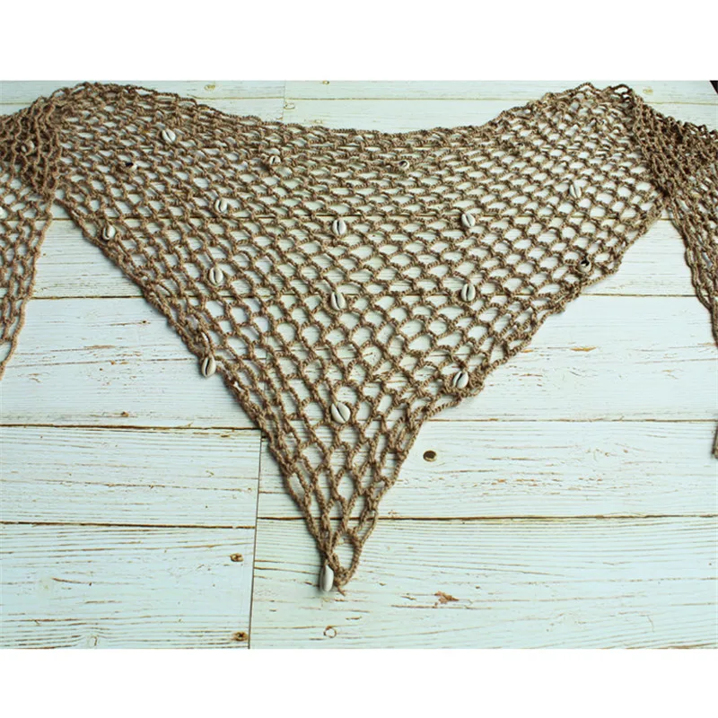 Новинка Женская однотонная сетчатая вязаная накидка на бикини одежда для