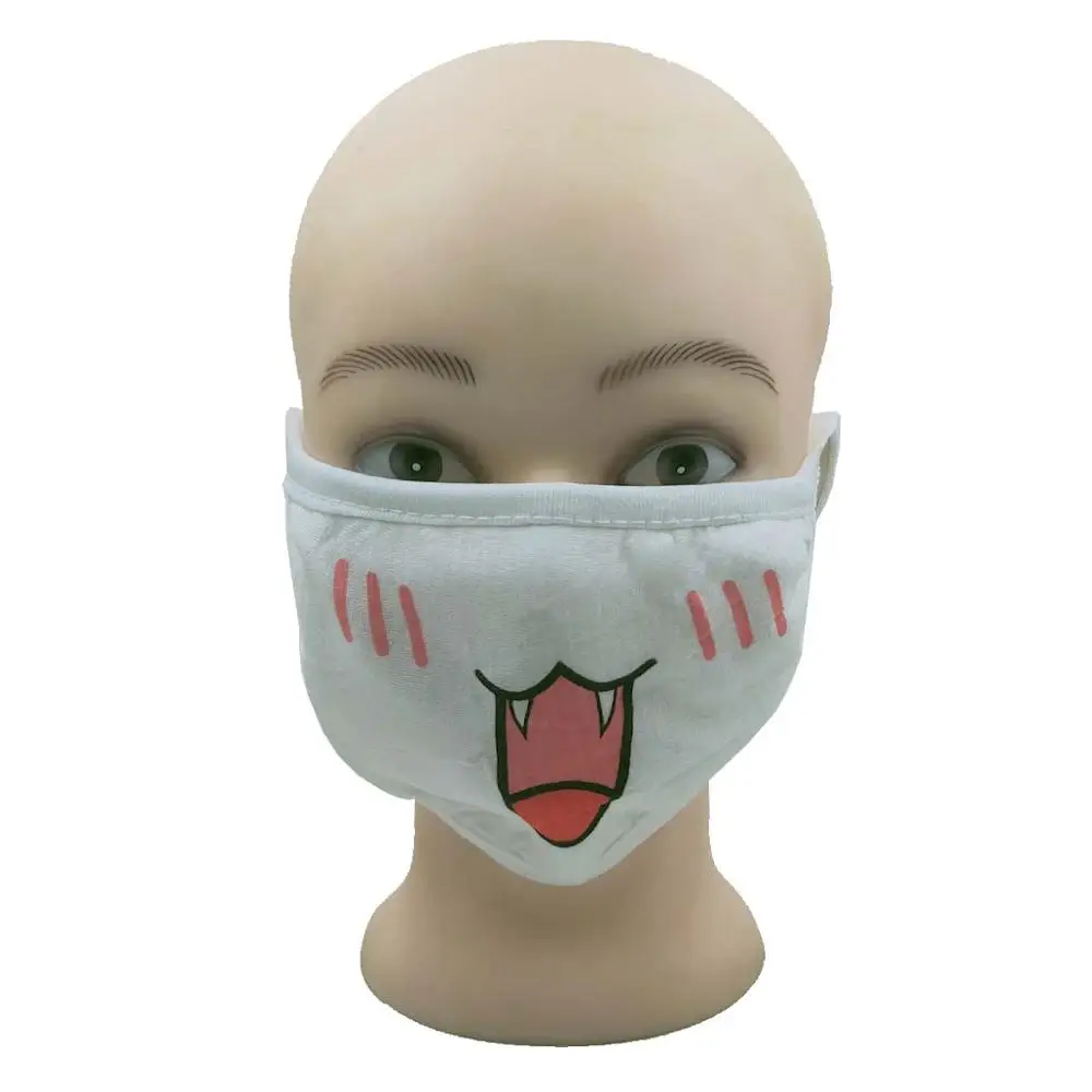 Мультяшный милый яркий праздничный подарок респиратор для сохранения тепла