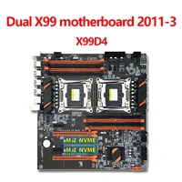 x99 dual motherboard lga 2011 3 xeon ddr4 memory qual channel 8 dual pci express sata 3 0 usb3 0 nvme m 2 support e5 series cpu