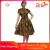 wholesale africa dress for women african wax print dresses dashiki plus size africa style clothing for women office dress wy082