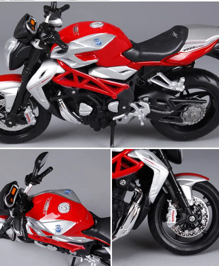 Maisto 1:12 MV Augusta 1090 RR моделирование сплав мотокросса серии авторизованный игрушечный мотоцикл автомобиль Коллекционирование подарки