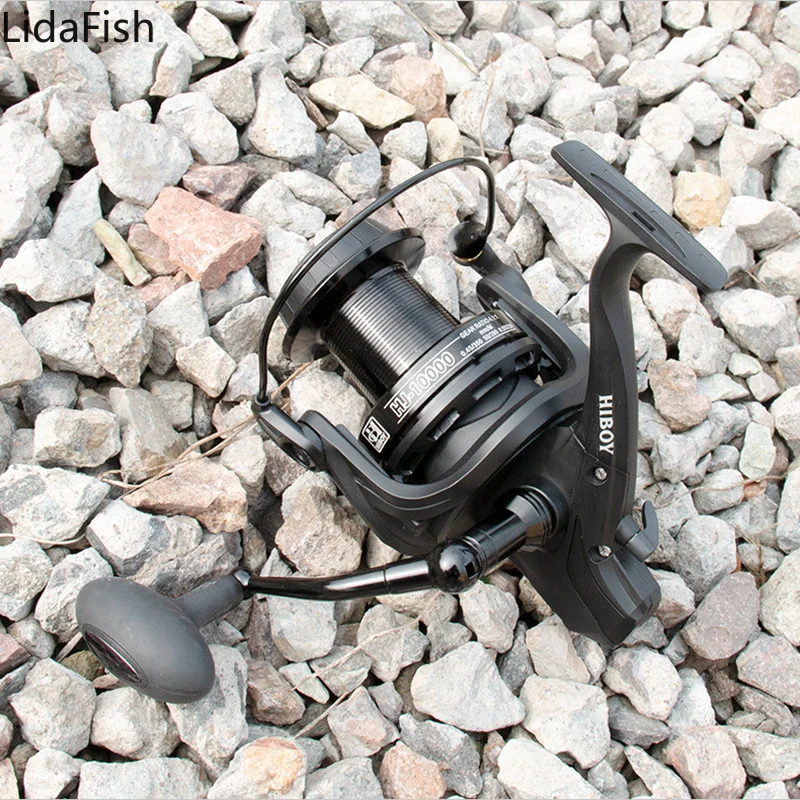 

LidaFish HJ10000-12000 Series Spinning Reel 12+1BB Bearing Stainless Steel Right Left Hand Interchangeable Trolling Fishing Reel