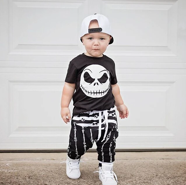 2020 Boy Clothes Kids Baby Outfits Set 2018 Cartoon Casual T-shirt Tops+Leggings Pants |