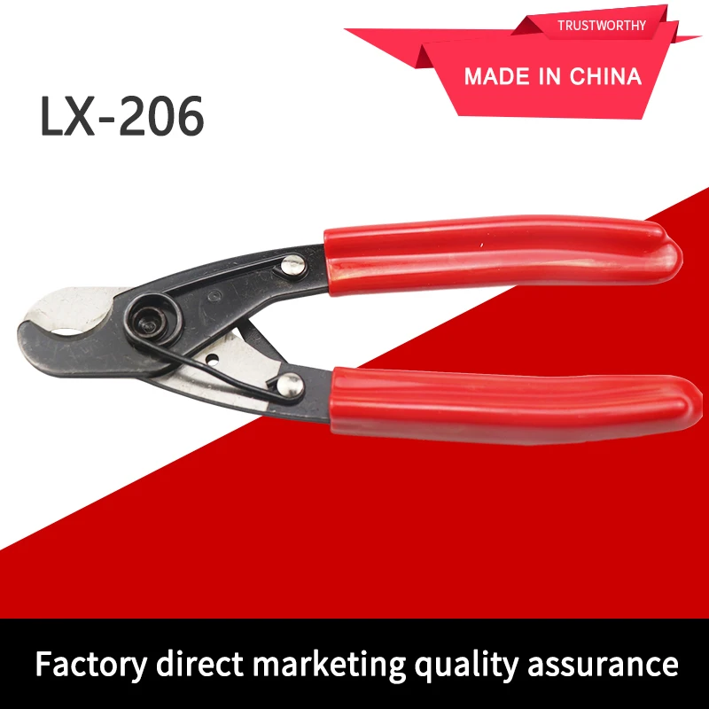 

LX-206 Aluminum Copper Cable Wire Cutter Wire Cutting Tool Cut Up to 35mm Wire stripper Electrician Hand Tool Plier