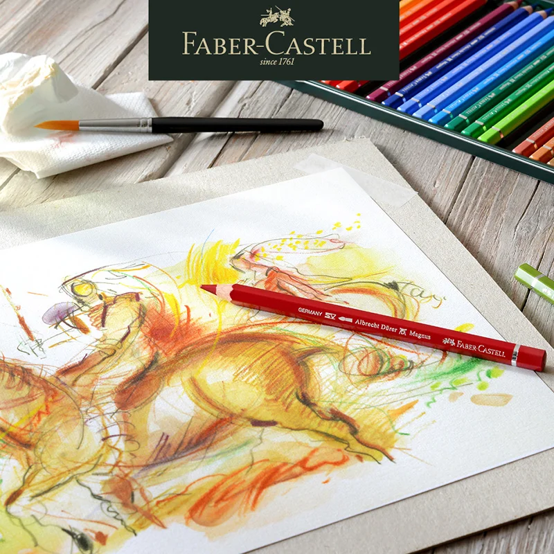 Набор акварельных карандашей для рисования Faber Castell Albrecht Durer 12/24/36/60/120|Цветные