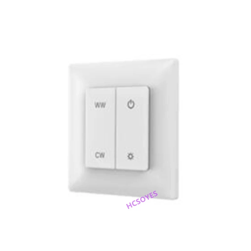 

PF1/PF1-2/PF2/PF3 4-Key Panel 2.4G RF Remote Controller 1-4 color 1zone 2 zone dimming single color cct RGB RGBW DIMMER