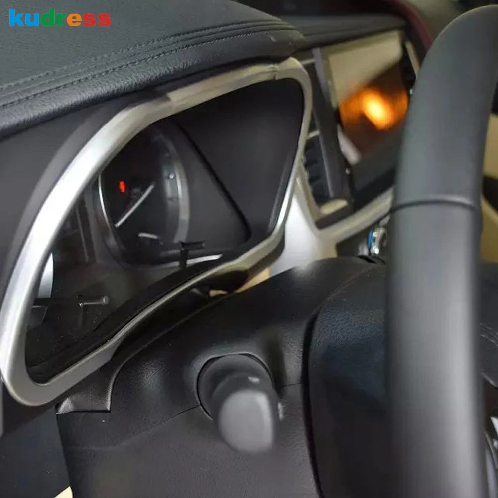 

Для Toyota Highlander 2019 2018 2015-2017 Интерьер Литье Стайлинг приборной панели крышка коробки приборов отделка рамка аксессуары