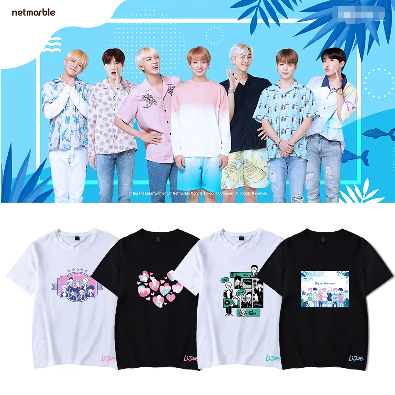 

Футболка Bangtan World с принтом сердца футболки "любовь" K Pop в стиле хип-хоп, хлопковая футболка премиум качества для фанатов
