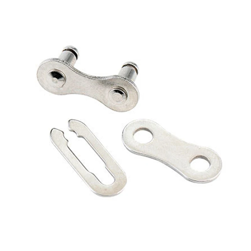 1 пара стальных звеньев велосипедной цепи Пряжка для горного велосипеда 8-11