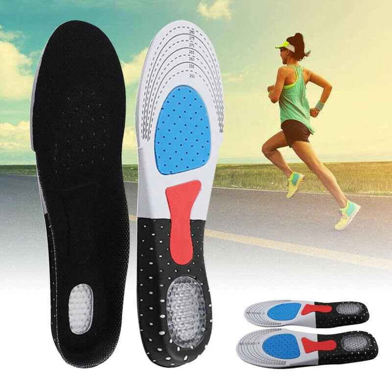 Спортивные амортизирующие ортопедические стельки с поддержкой свода стопы