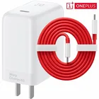 Оригинальный кабель OnePlus 9 Pro Warp Charge 65 Вт 6A Type C к Type C, быстрое зарядное устройство, адаптер питания для One Plus 9R 8T 8 nord n100