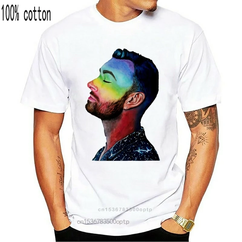 

Новинка, мужские классические футболки Laozhuoo Sam Smith для мужчин, Подарочная футболка Ctom