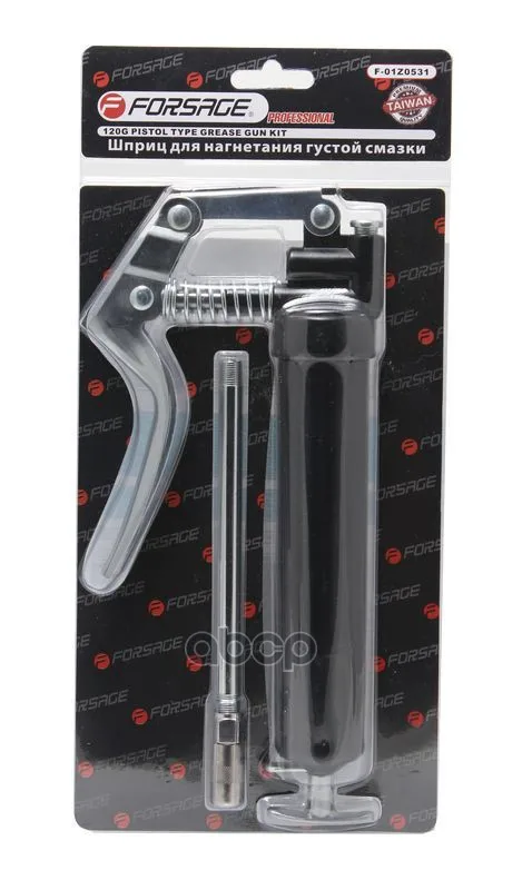 Шприц Для Смазки С Жестким Наконечником 120 Гр В Блистере FORSAGE арт. F01Z0531|Густая