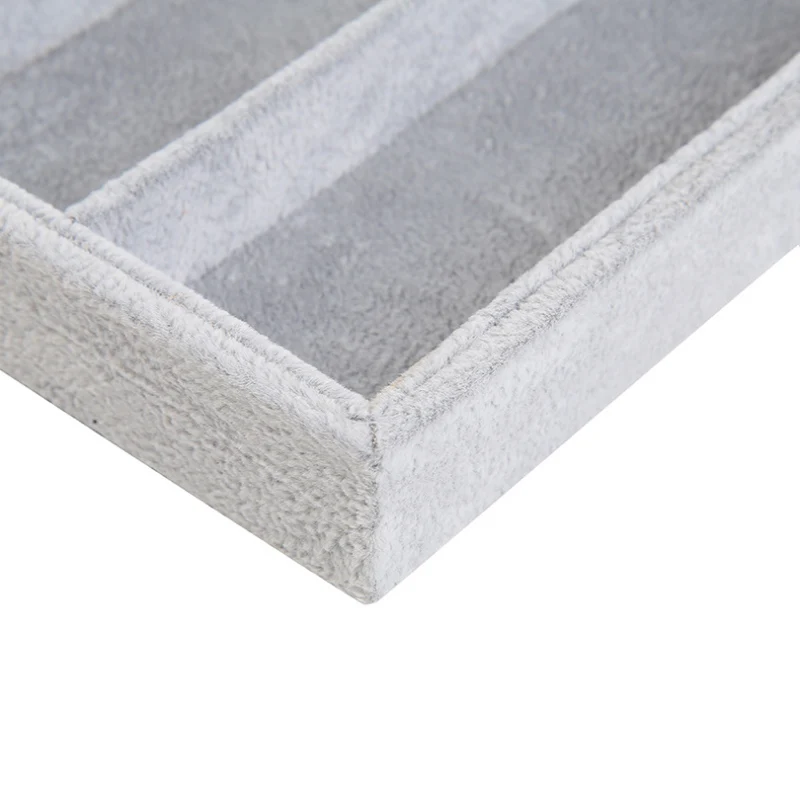 Витрина для солнцезащитных очков с 10 сетками из бархата бежевого цвета витрина