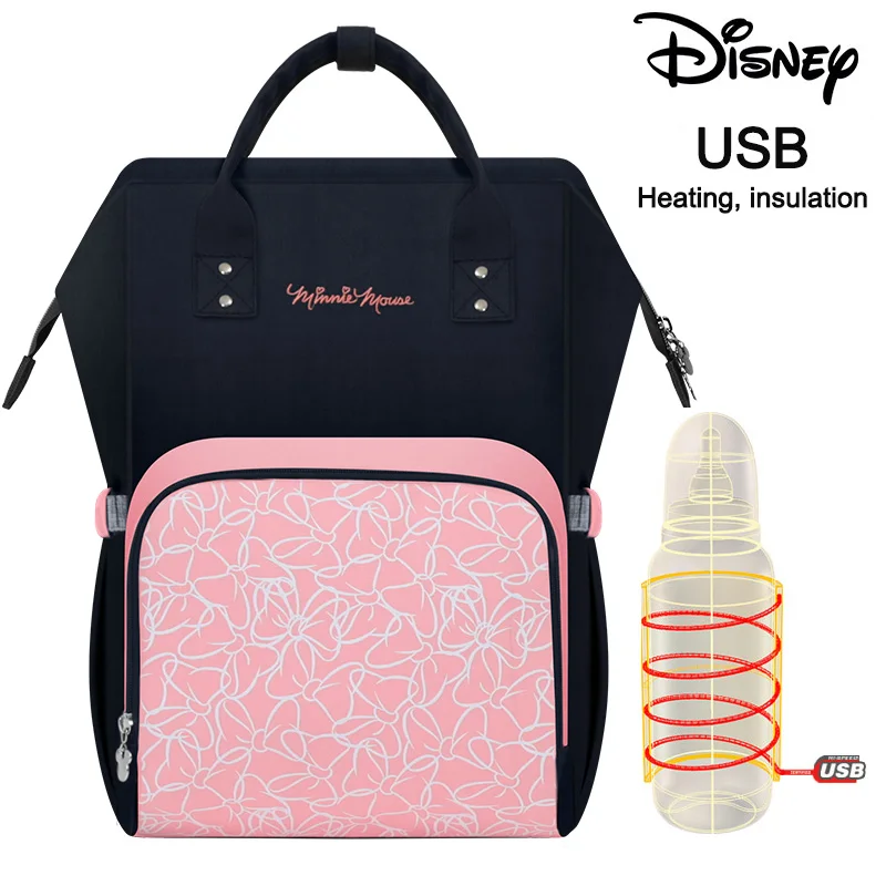 3 Disney Mommy Пеленки сумки мать большой емкости путешествия рюкзак для подгузников анти-потеря молнии ребенка кормящих Дисней сумки дропшиппинг - Цвет: 3