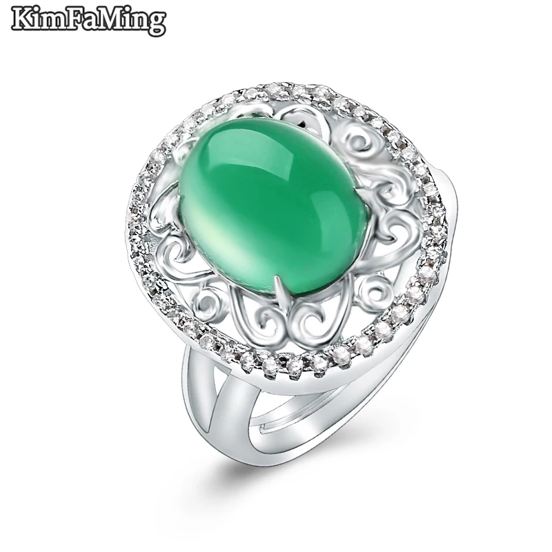 Изысканный Для женщин кольца серебряные с камнями в Ювелирные украшения на день