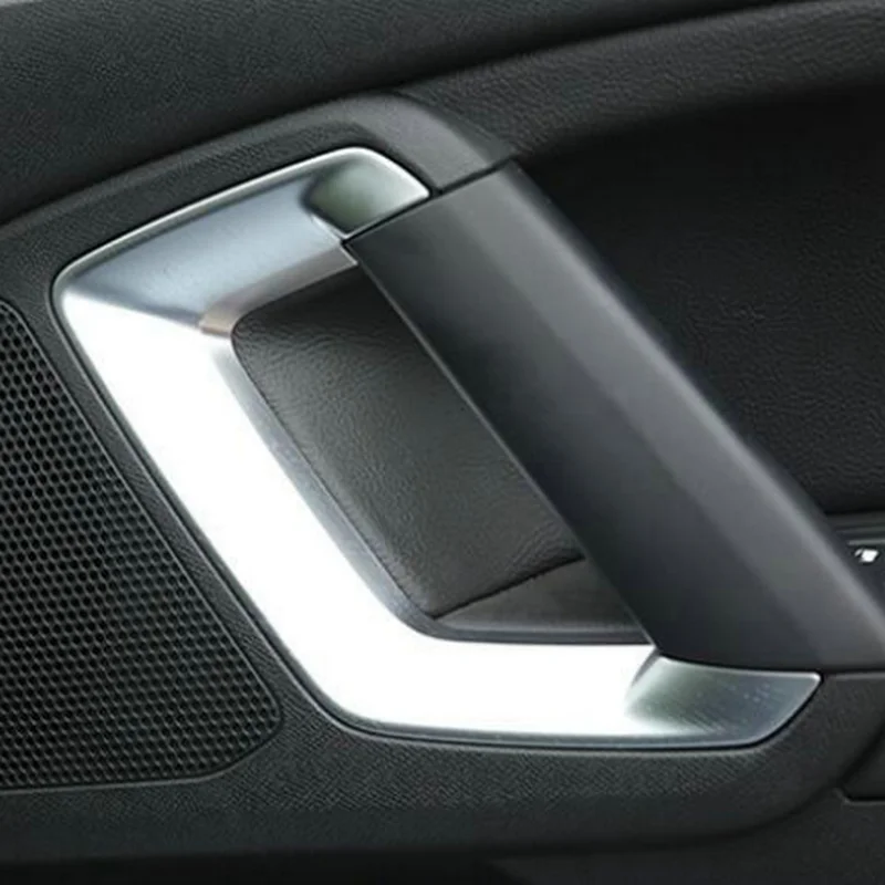 

SBTMY Car Styling ABS interior door armrest decorative frame Cover For Peugeot 308 T9 2014 2015 2016 2017 Accessories