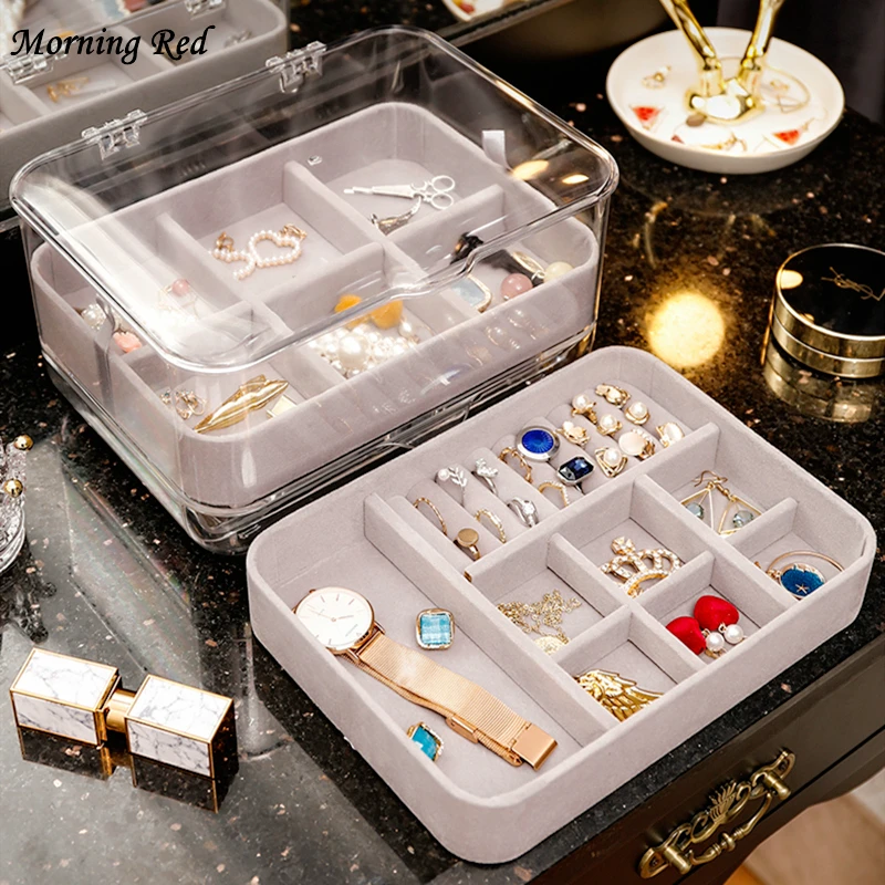 Новые ювелирные изделия ящик для хранения дома выдвижного ящика Макияж