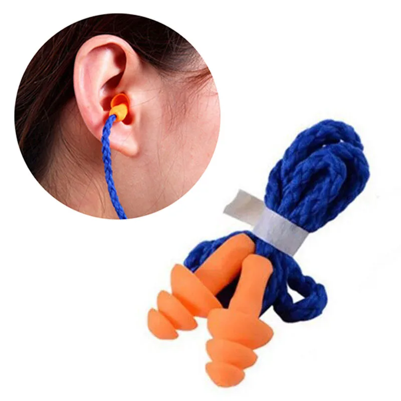 

Anti Snoring Earplugs Soft Corded Ear Plugs Anti Noise Hearing Protection Sound Insulation Noise Reduction Sleeping Earplugs