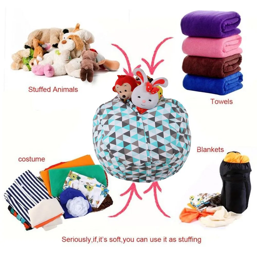 Для детей набитая животная плюшевая игрушка для хранения мешок фасоли мягкий