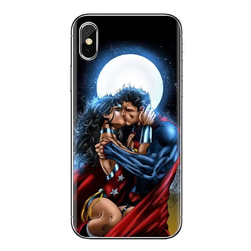 For Xiaomi Redmi 4A S2 Note 3 3S 4 4X 5 Plus 6 7 6A Pro Pocophone F1 Superman Batman Wonder Woman Transparent Soft Cases Covers |