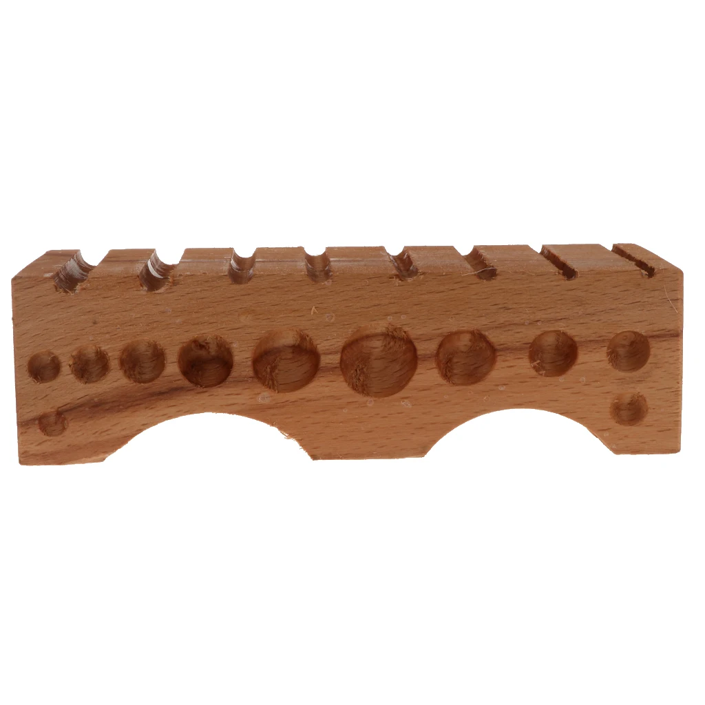 

Wooden Doming Dapping Block Cavity Metal Shaping Bead Jewelry Making Tools