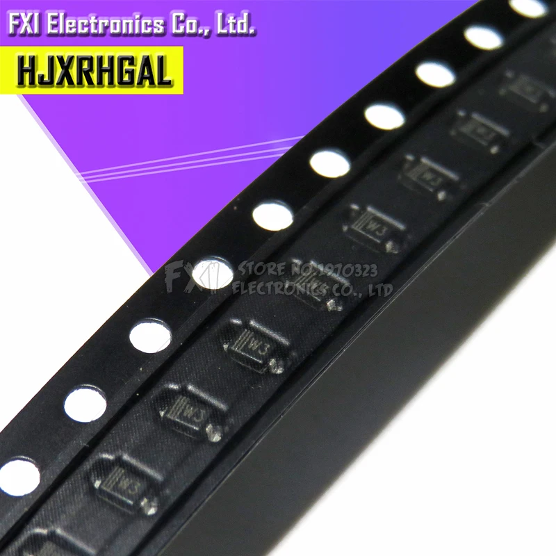 100PCS SMD зенеровский диод SOD-323 0805 0,25 Вт диод поверхностного монтажа BZT52C10V 3V 3V3 7V5 6V8 5V6 5V1 4V7 12V 10V 15V 16V 18V 20V 24V