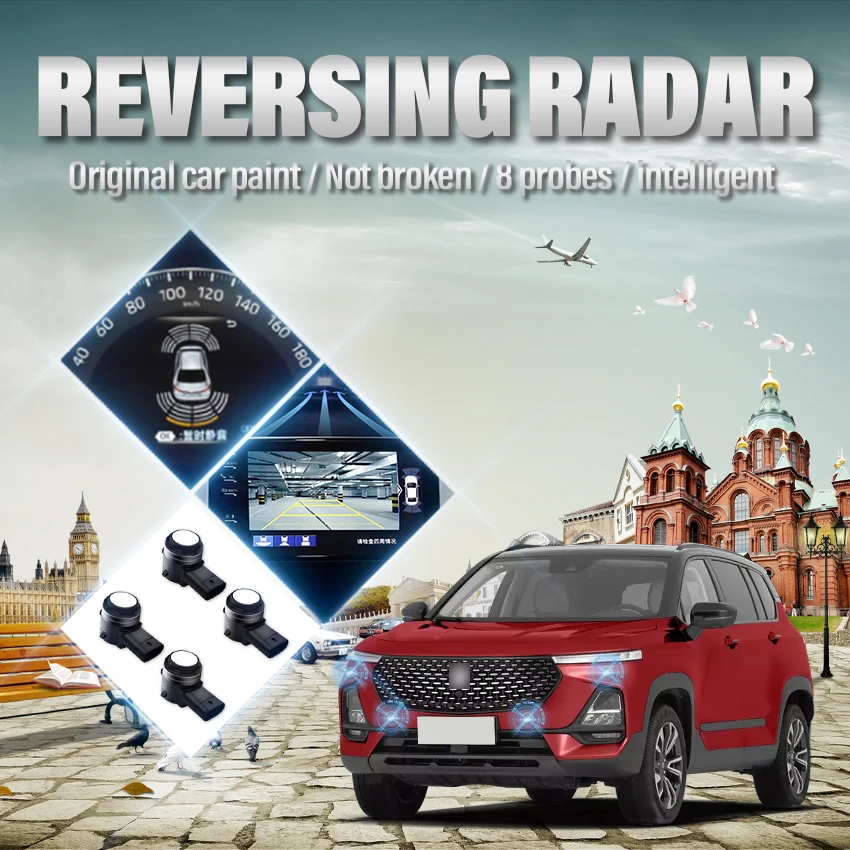 

Автомобильный передний и задний Φ автоматический парковочный Интеллектуальный монитор, цифровой дисплей для Baojun RS5