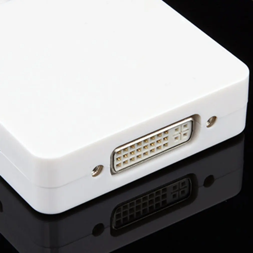 3 в 1 Mini displayport DP Thunderbolt to DVI VGA HDMI конвертер Кабель адаптер для iMac Mac Pro Air Book монитора