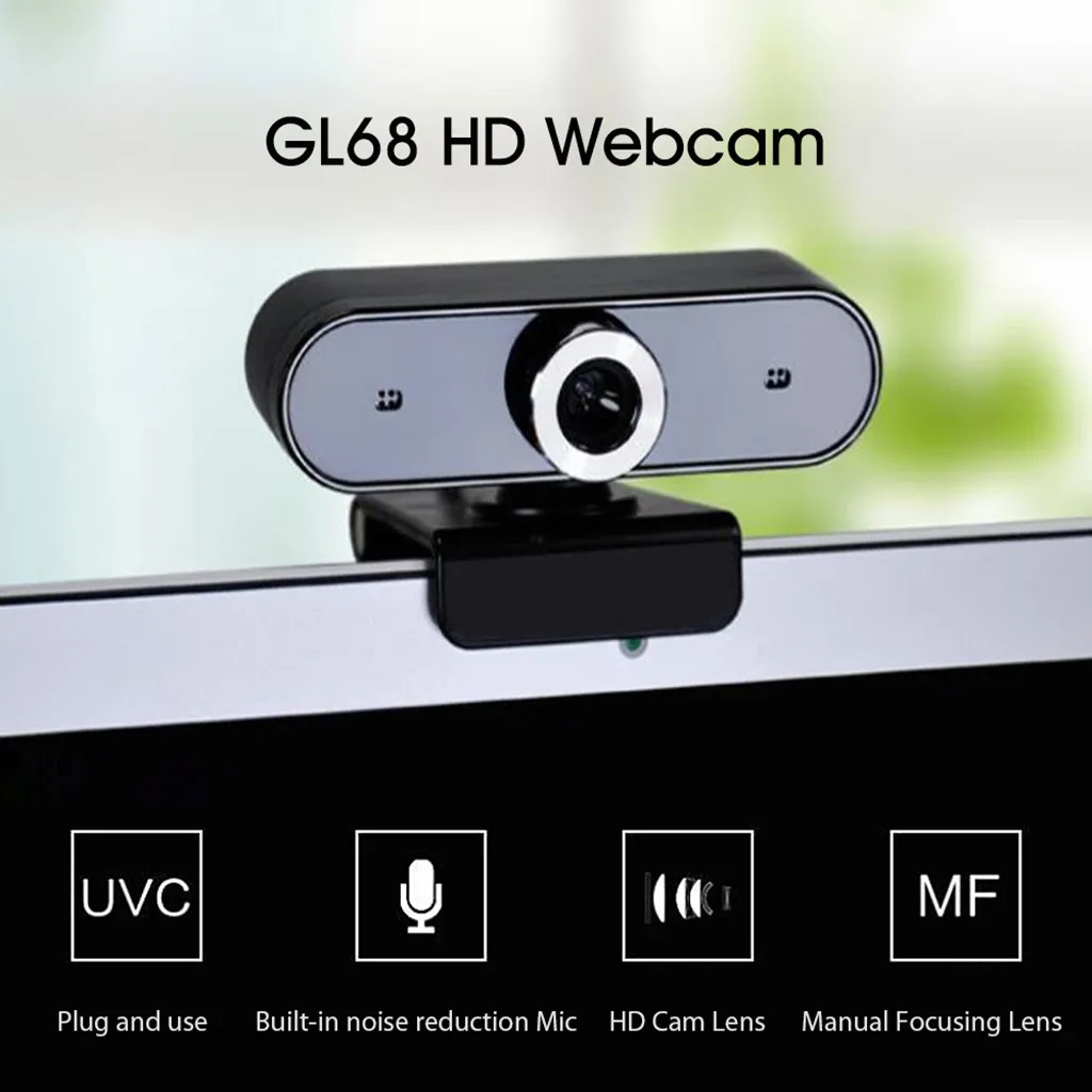 Web Camera Webcam 12MP Built-in Microphone USB Plug And Play Live Course Conference for PC Laptop Cam #20 | Электроника