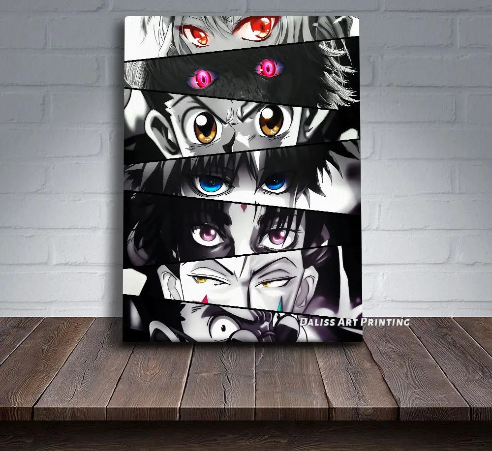 Парусиновая обувь с рисунком из аниме Hunter x картины глазами дома манга украшения