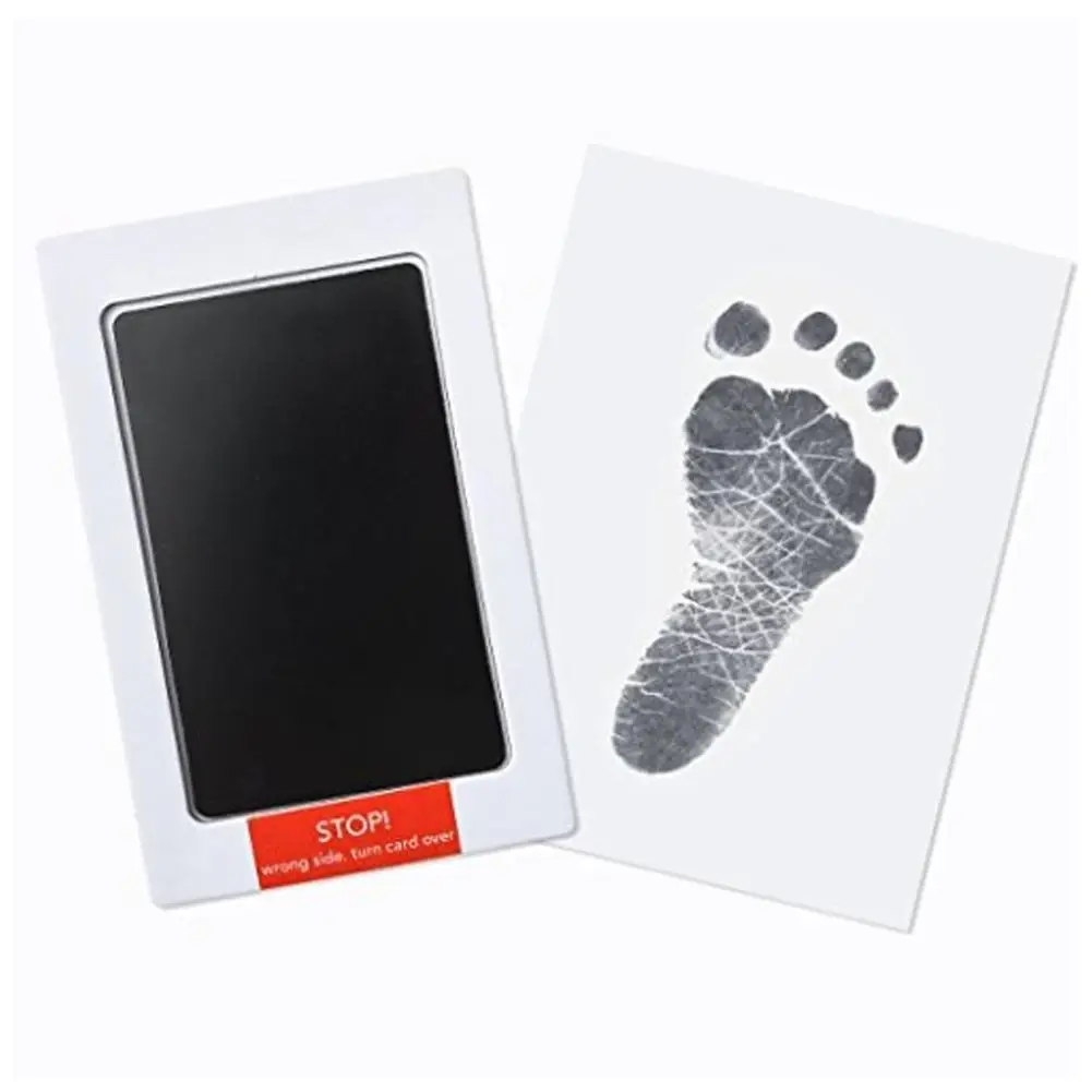 Baby Footprint Handprint Ink Pads Safe Non-toxic For Pet Paw Print Foot Inkless Pad Home Decorative Growth Picture | Дом и сад