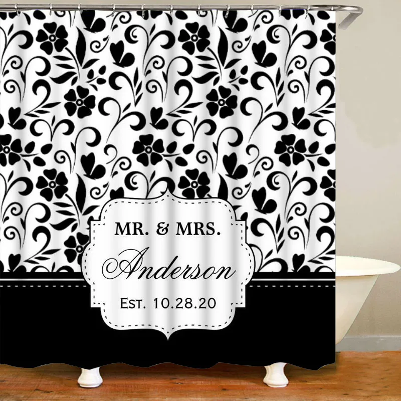 4 шт. занавески для душа с изображением цветов | Дом и сад