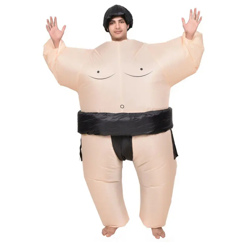 Забавные надувные борцовские костюмы сумо костюм на Хэллоуин для взрослых и