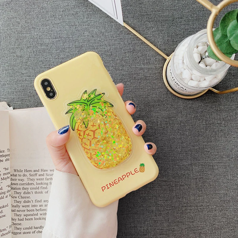 Симпатичное снижение давления фрукты телефон чехол для iPhone 7 7Plus 8 8Plus X XR XS Max