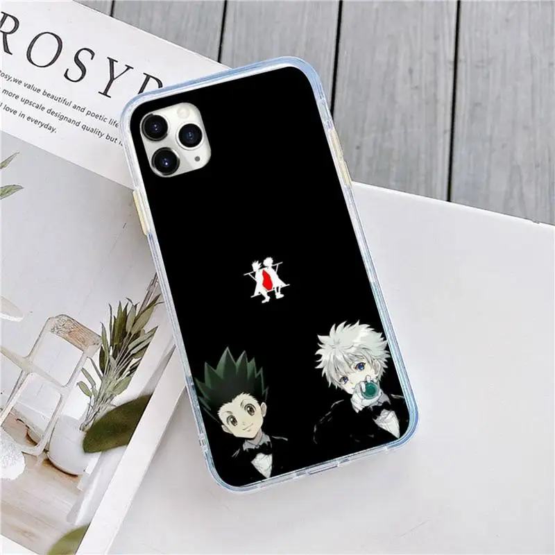

Killua Zaoldyeck hunter x hunter Phone Cases for iPhone 11 12 pro XS MAX 8 7 6 6S Plus X 5S SE 2020 XR