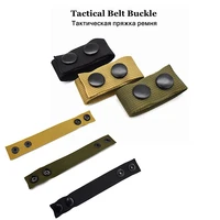 4pcs tactical belt buckle heavy duty belt keeper portable webbing strap military belt equipment accessories for outdoor sports