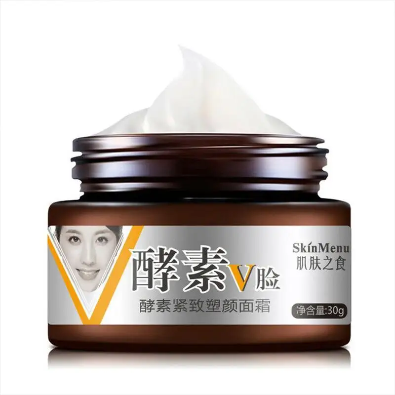 

Face Lifting Cream Burning Fat Shaping V Face Firming Brighten Cream Skin Tightening Face Cream Slimming Color Skin 30G Q7G5