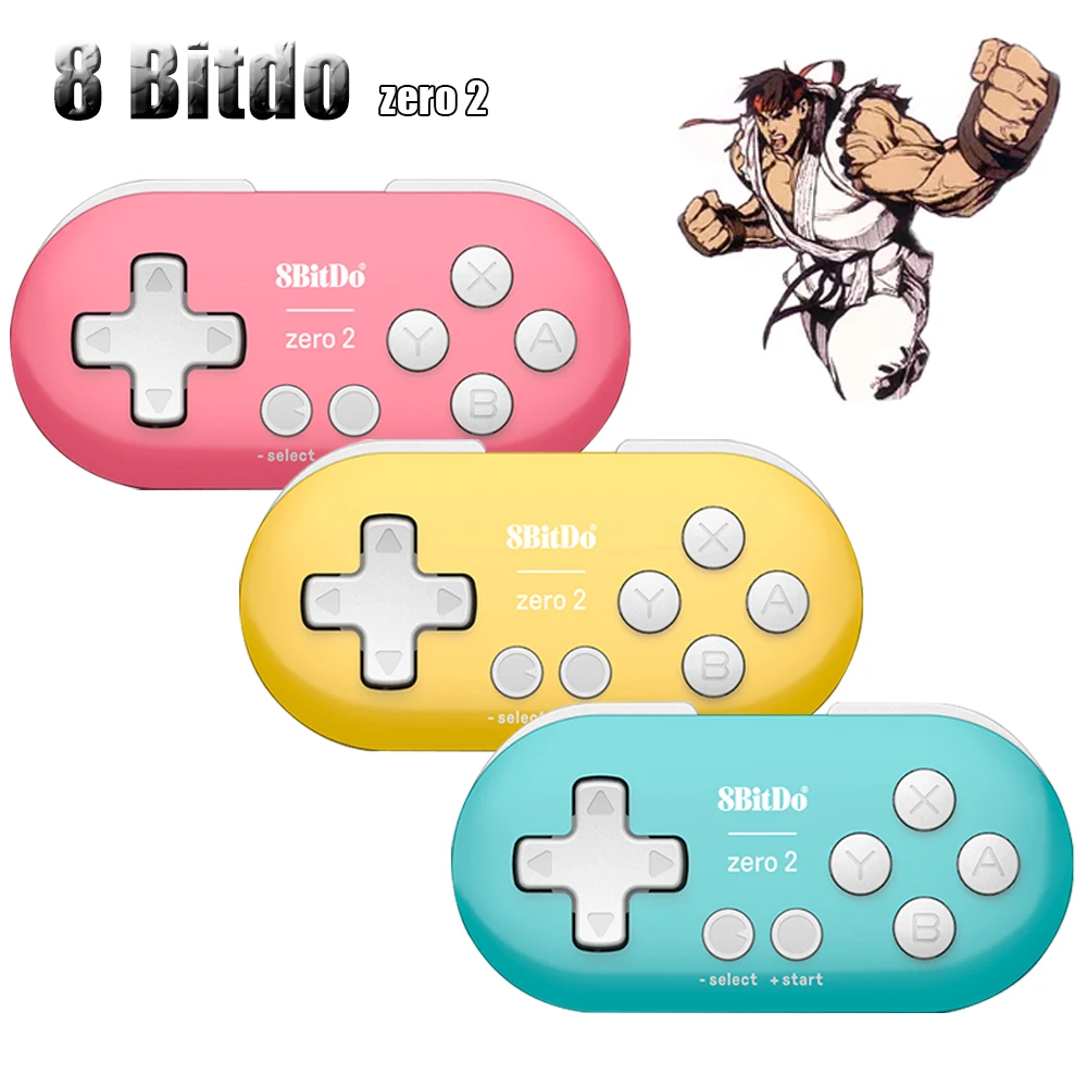 Беспроводной Bluetooth геймпад 8bitdo Zero 2 игровой контроллер для Nintendo Switch Raspberry PI Steam Win