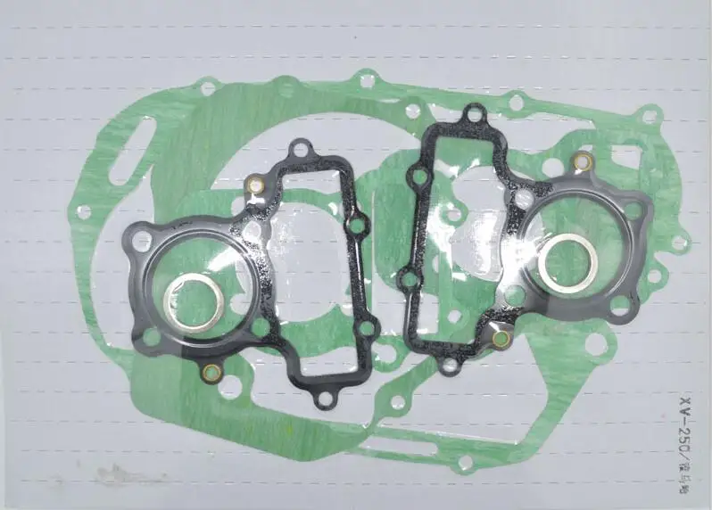 

free shipping Motorcycle Complete Full Gasket Set for Yamaha Virago XV250 V Star 250 Route 66 QJ250-H QJ250 QJ250-J 2V49FMM ne