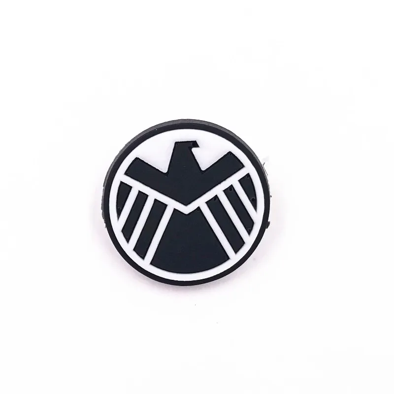 1 шт. S.H.I.E.L.D. C Знак мультфильм ПВХ булавка Супермен значок Marvel Герой украшение для