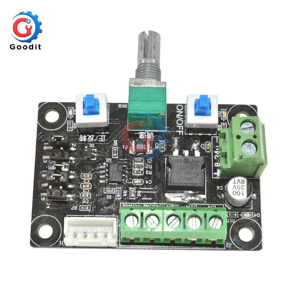 DC 12V 24V Генератор импульсных сигналов для шагового двигателя регулятор скорости