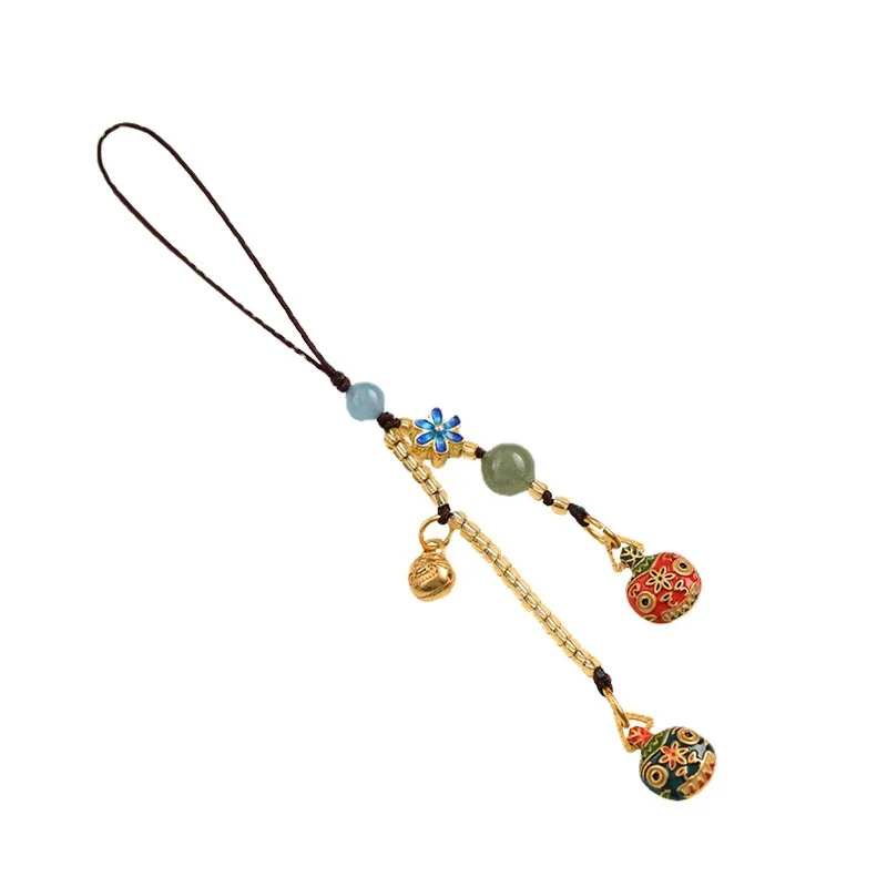 

Chinese elements DIY gold swallowing beast mobile phone pendant unisex mobile phone chain pendant net red pendant jewelry