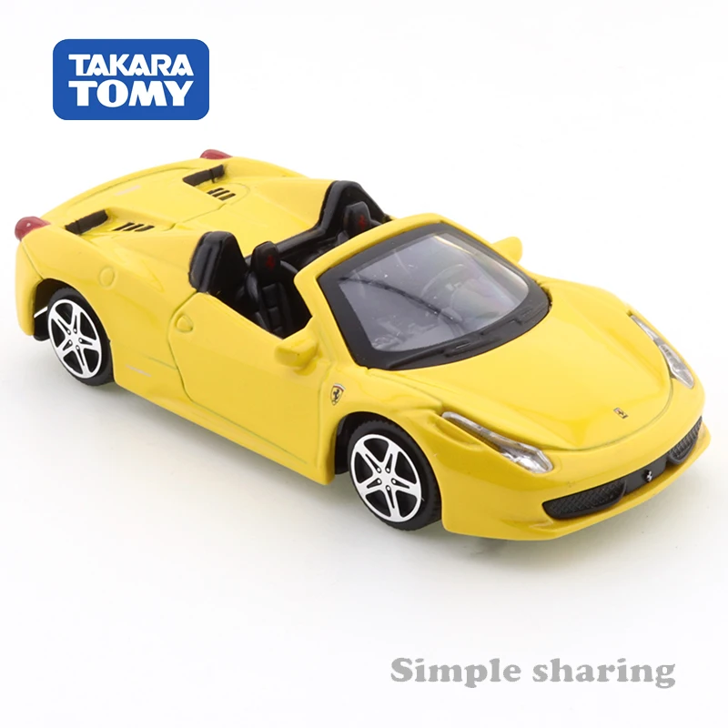 Takara Tomy Tomica представляет серию Burago Race &amp Play 1:43 458 автомобиль-паук лидер продаж