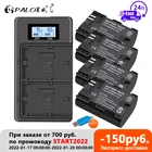 LP E6 LPE6 LP-E6 E6N батарея 2000mAh LCD двойное зарядное устройство для Canon EOS 5DS R 5D Mark II 5D Mark III 6D 7D 80D 90D EOS 5DS R камера