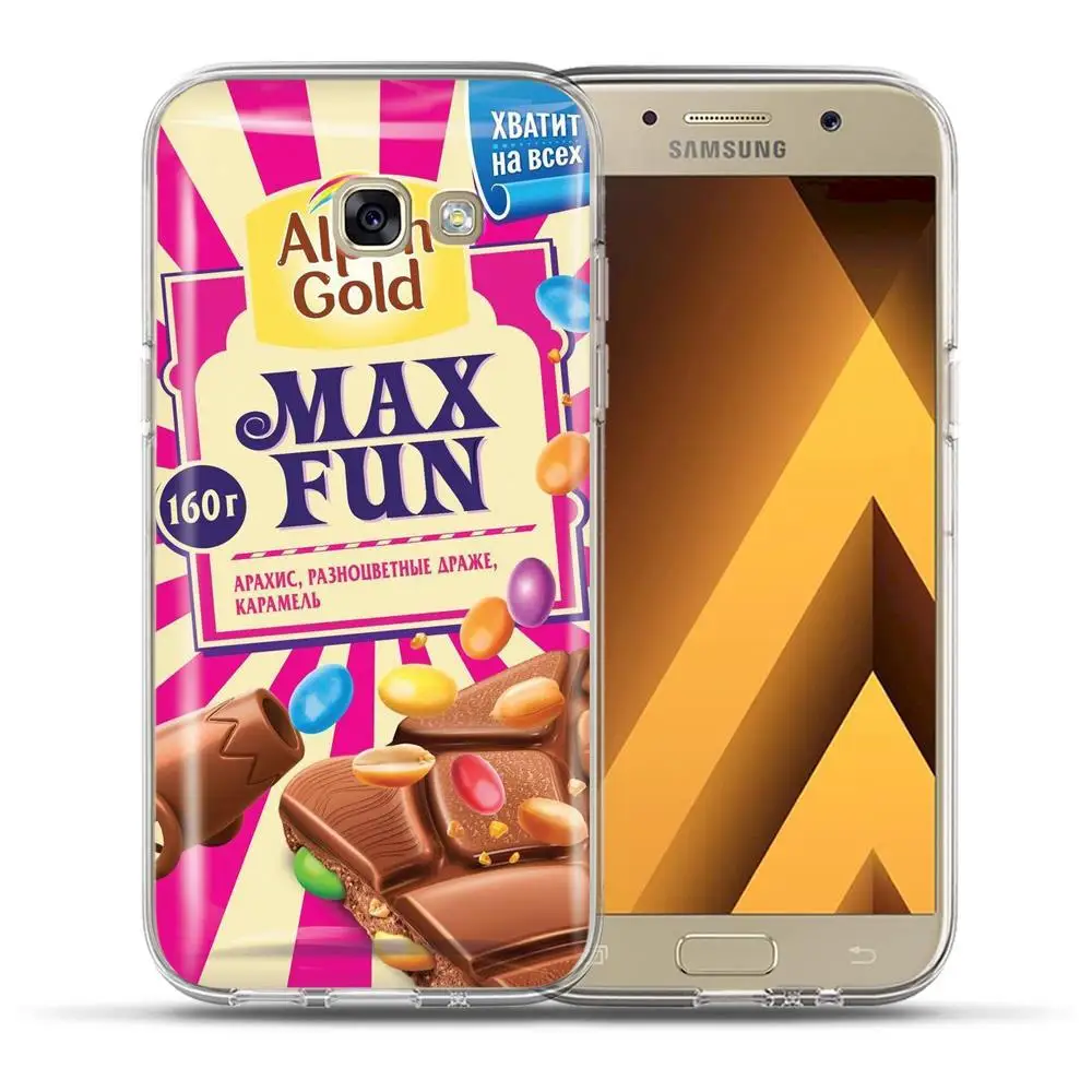 Шоколадный чехол для телефона Samsung Galaxy A3 A5 A7 2016 2017 A6 A8 Plus 2018 A9 A10 A20 A30 A40 A50 A60 A70 A80 A90