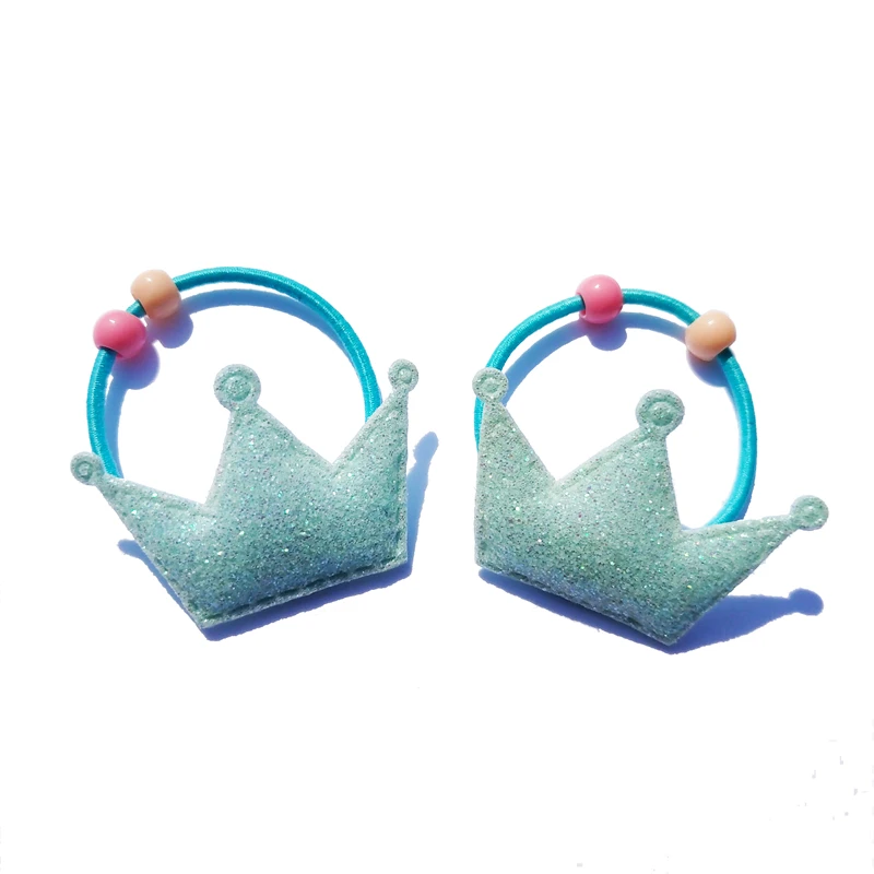 Резинка для волос девочек резинка в виде короны единорога конфеты аксессуары детский эластичный держатель