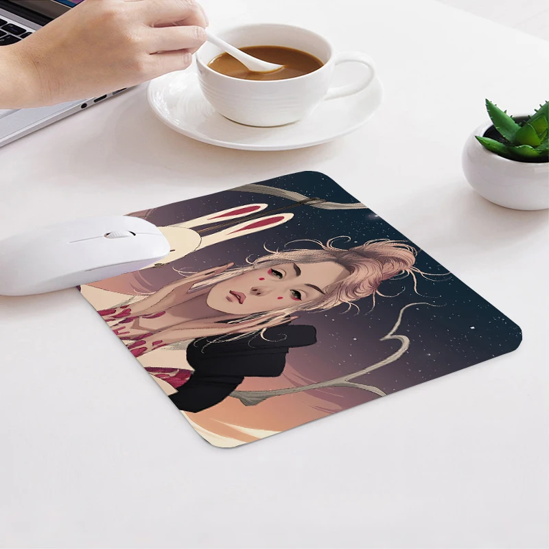 

MRGLZY trendy new mouse small waterproof laptop gaming table mat office mouse can be customized log small mouse pad
